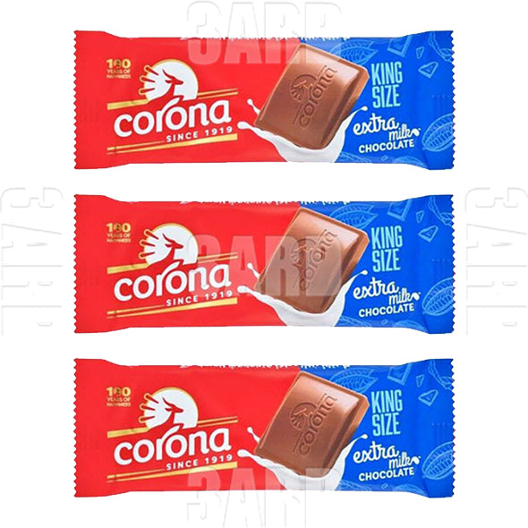 Corona Extra Milk Chocolate 50g - Pack of 3