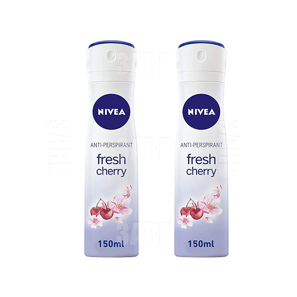 Nivea Spray for Women Fresh Cherry 150ml - Pack of 2