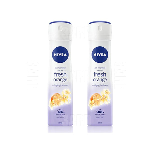 Nivea Spray for Women Fresh Orange 150ml - Pack of 2