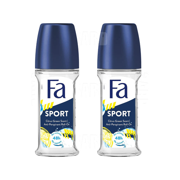 FA Roll on Sport Deodorant 50ml - Pack of 2
