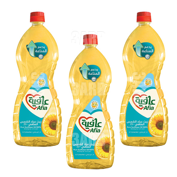 Afia Sunflower Oil 700ml- Pack of 3