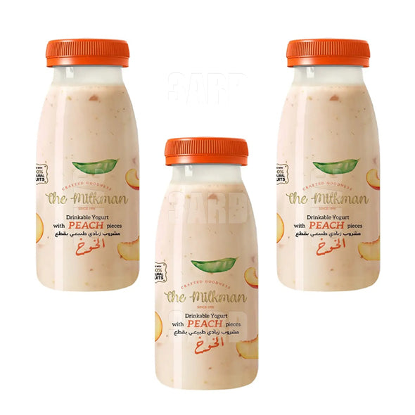 The Milkman Peach Yogurt Drink 250ml - Pack of 3