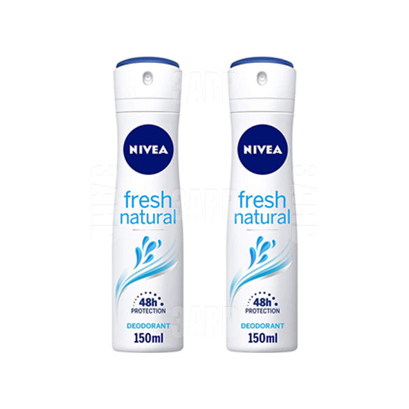 Nivea Spray for Women Fresh Natural 150ml - Pack of 2