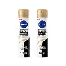 Load image into Gallery viewer, Nivea Spray for Women Black &amp; White Silky Smooth 150ml - Pack of 2
