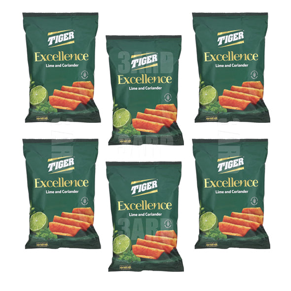 Tiger Excellence Lime & Coriander 75gm - Pack of 6