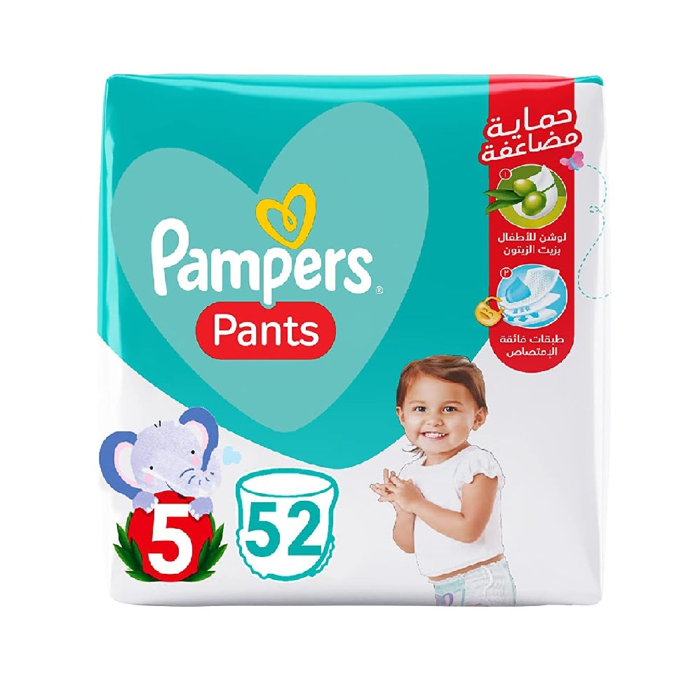 Pampers Pants Size 5 (12-18 Kg) 52 pcs - Pack of 1