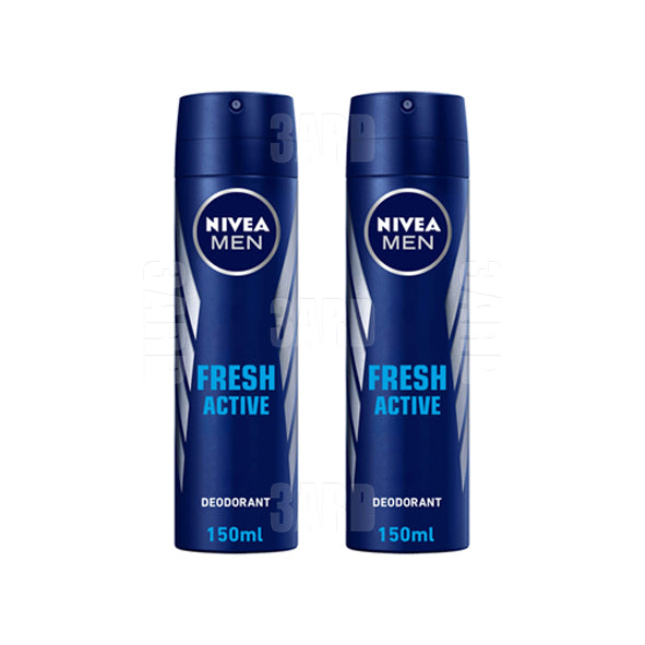 Nivea Spray for Men Fresh Active 150ml - Pack of 2