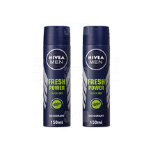 Load image into Gallery viewer, Nivea Spray for Men Fresh Power 150ml - Pack of 2
