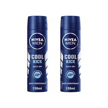 Load image into Gallery viewer, Nivea Spray for Men Cool Kick 150ml - Pack of 2
