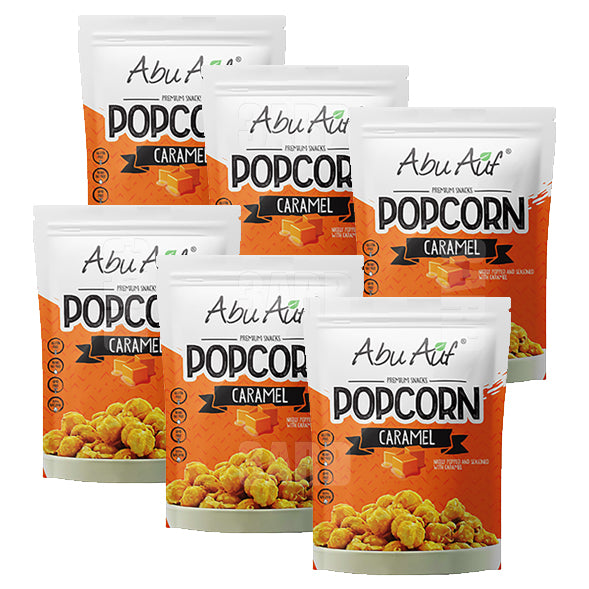 Abu Auf Popcorn Caramel 100g - Pack of 6