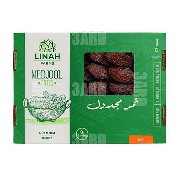 Linah Farms Small Medjool Dates 1kg - Pack of 1