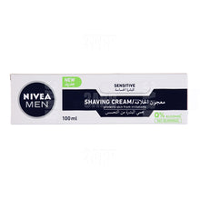 Load image into Gallery viewer, Nivea Men Shaving Cream Sensitive White 100ml - Pack of 1
