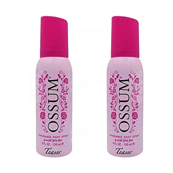 Fogg Ossum Perfum Spray Teaser for Women 120ml - Pack of 2