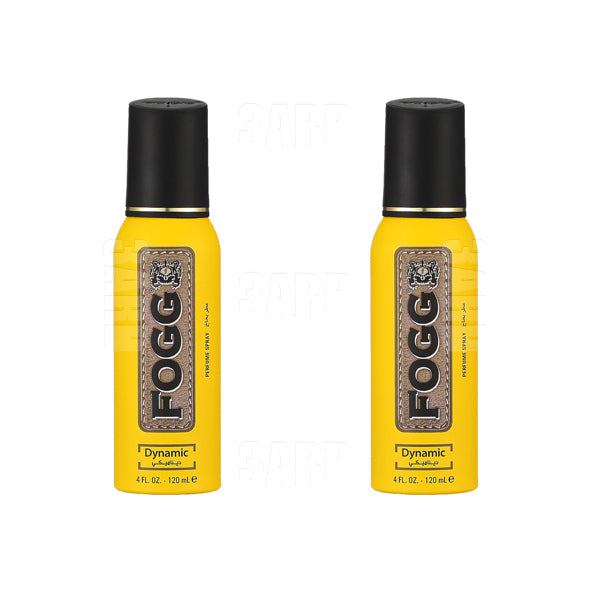 Fogg Perfum Spray Dynamic for Men 120ml - Pack of 2