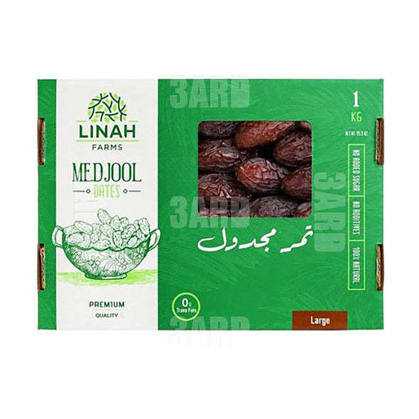 Linah Farms Large Medjool Dates1kg - Pack of 1