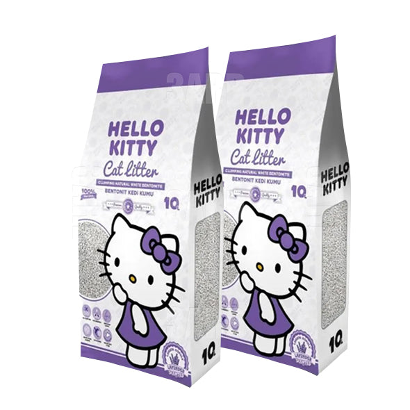 Hello Kitty Cat Litter Lavender 10L - Pack of 2