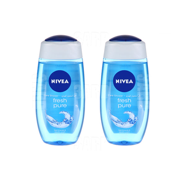 Nivea Shower Gel Fresh Pure 250ml - Pack of 2
