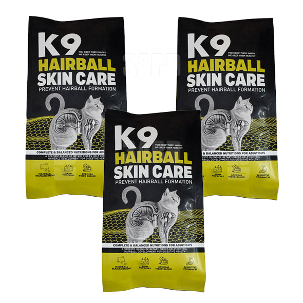 K9 Dry Food Cat Hair Ball 500g - Pack of 3