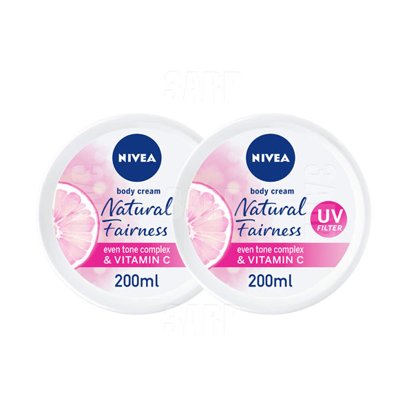 Nivea Soft Cream for Skin Natural Fairness 200ml - Pack of 2
