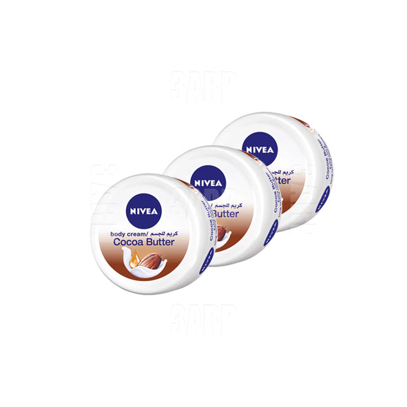 Nivea Soft Cream for Skin Cocoa Butter 20ml - Pack of 3