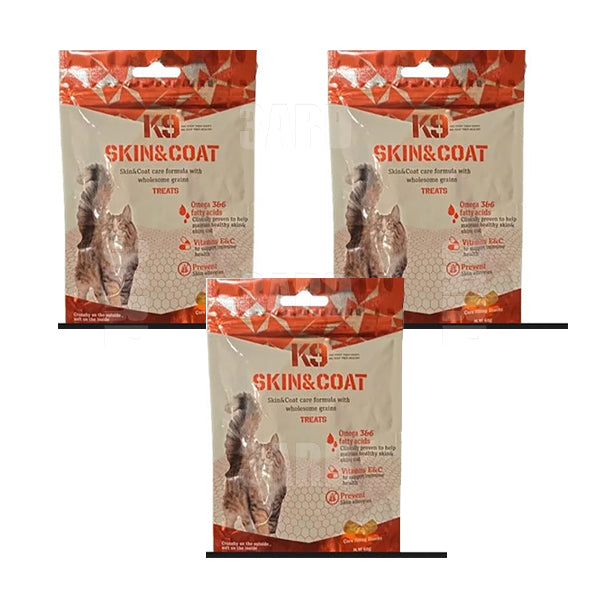 K9 Treats Cat Skin & Coat 60g - Pack of 3