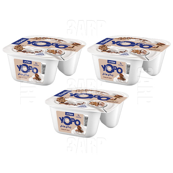 Yopolis Greek Yogurt with Chocolate Granola 145g - Pack of 3