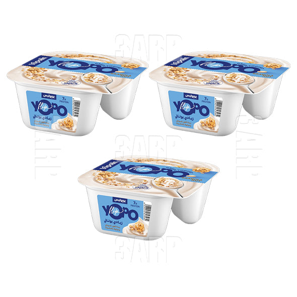 Yopolis Greek Yogurt with Granola & Peanut Butter 145g - Pack of 3