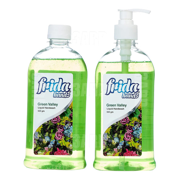 Frida Hand Wash Green Valley 1+1 520ml - Pack of 1
