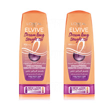 Load image into Gallery viewer, Loreal Elvive Hair Conditioner Dream Long Keratin 400ml - Pack of 2
