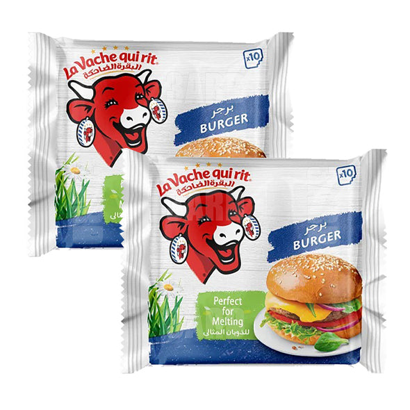 La Vache Qui Rit Processed Cheese Slices 10 Pcs - Pack of 2