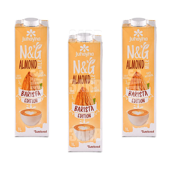Juhayna Barista Almond Milk 1L - Pack of 3