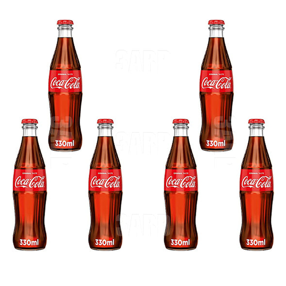 CocaCola Glass 330ml - Pack of 6