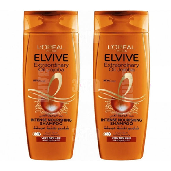 Loreal Elvive Hair Shampoo Jojoba Oil Gold 400ml - Pack of 2