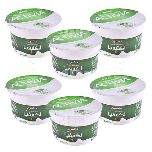 Danone Activia Natural Yogurt 170g - Pack of 6