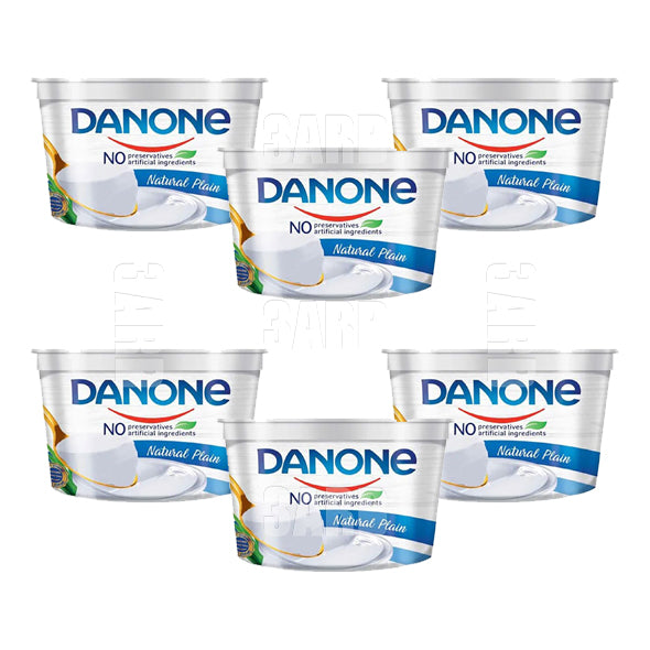 Danone Natural Yogurt 160g - Pack of 6