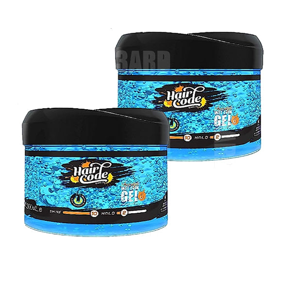 Hair Code Wet Look Hair Gel 300ml - Pack of 2