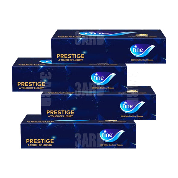 Fine Prestige Tissues 200 Tissues - Pack of 4