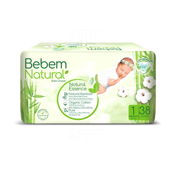 Bebem Size 1 Newborn 38 pcs - Pack of 1