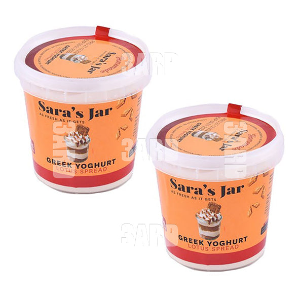 Sara's Jar Greek Yogurt with Lotus Spread 170g - Pack of 2