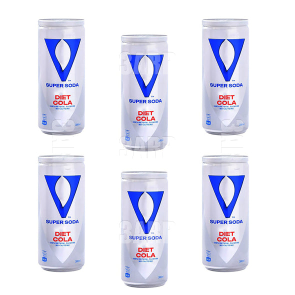 V7 Super Soda Diet Cola 300 ml - Pack of 6