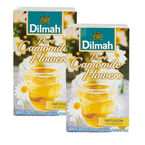 Dilmah Pure Camomile 20 Teabags - Pack of 2