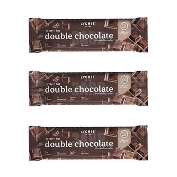 ليتشي بروتين بار بالشوكولاتة ٧٠جم - ٣ عبوة