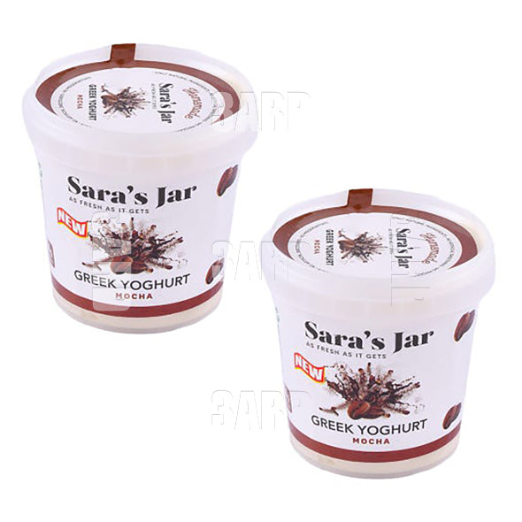 Sara's Jar Mocha Greek Yogurt 170g - Pack of 2