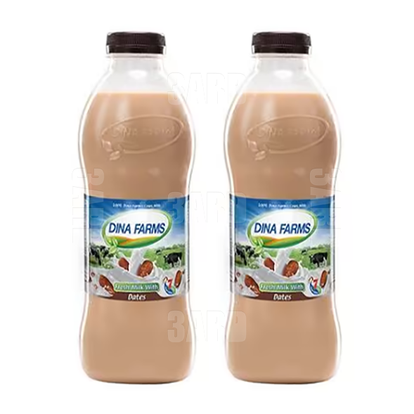 Dina Farms Milk with Dates 850ml - Pack of 2