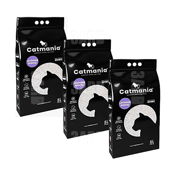 Catmania Cat Litter Lavender 5L - Pack of 3