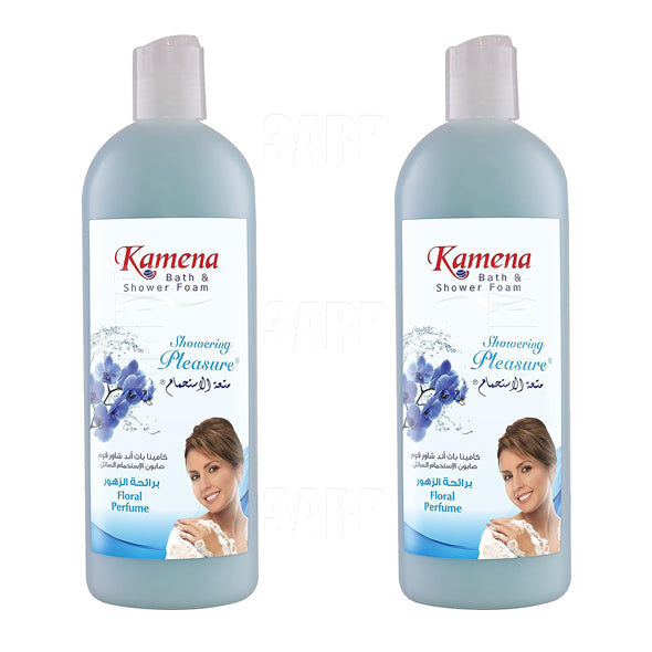 Kamena Bath & Shower Foam Floral 750ml - Pack of 2