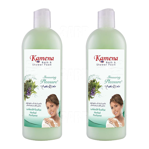 Kamena Bath & Shower Foam Herbal 750ml - Pack of 2