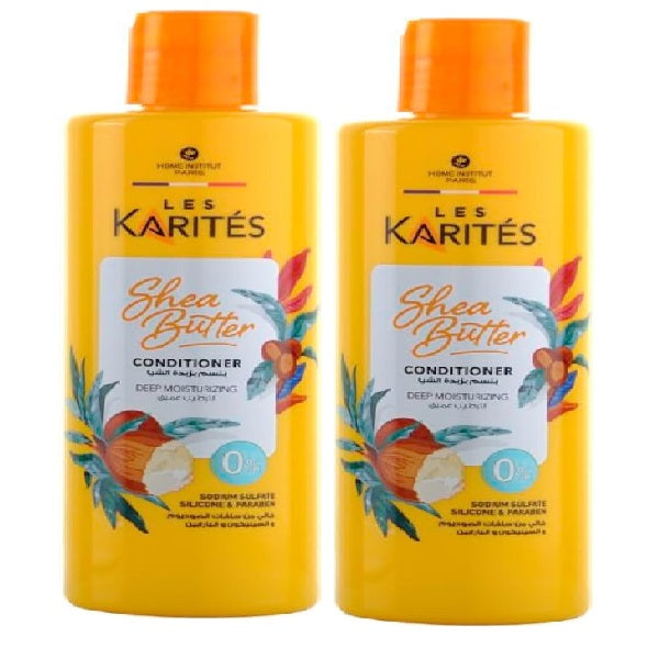 Karites Hair Conditioner with Shea Butter 400ml - Pack of 2