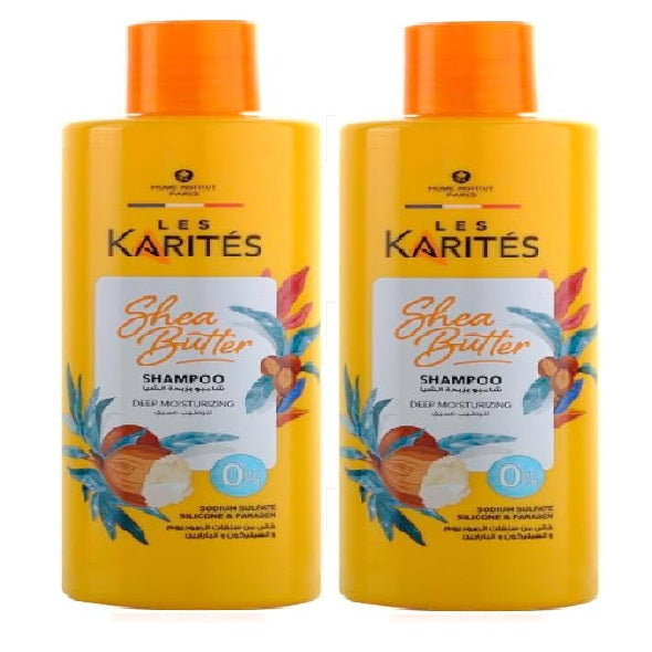 Karites Hair Shampoo with Shea Butter 400ml - Pack of 2