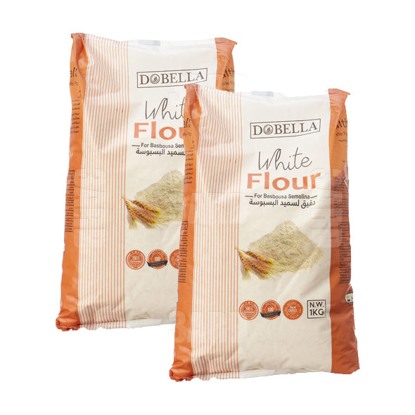 Dobella Basbousa Semolina Flour 1kg - Pack of 2